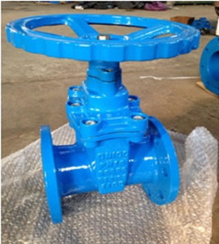 TRADE CHURNER Double Flanged Non-Rising Stem Rubber Seat Gate Valves